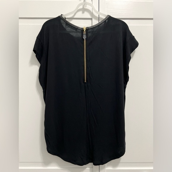 Zara Women’s Short Sleeve Black Top (S) - Picture 2 of 8